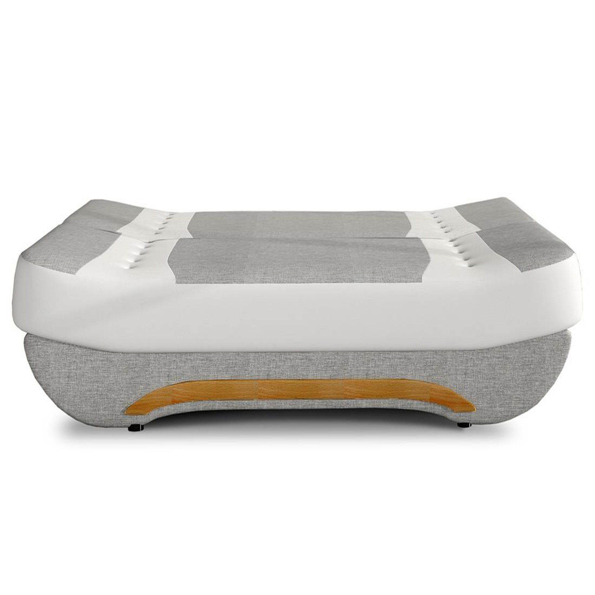 Voir la diapositive 2 : BEST MOBILIER Nelson - canapé convertible clic-clac 3 places en tissu