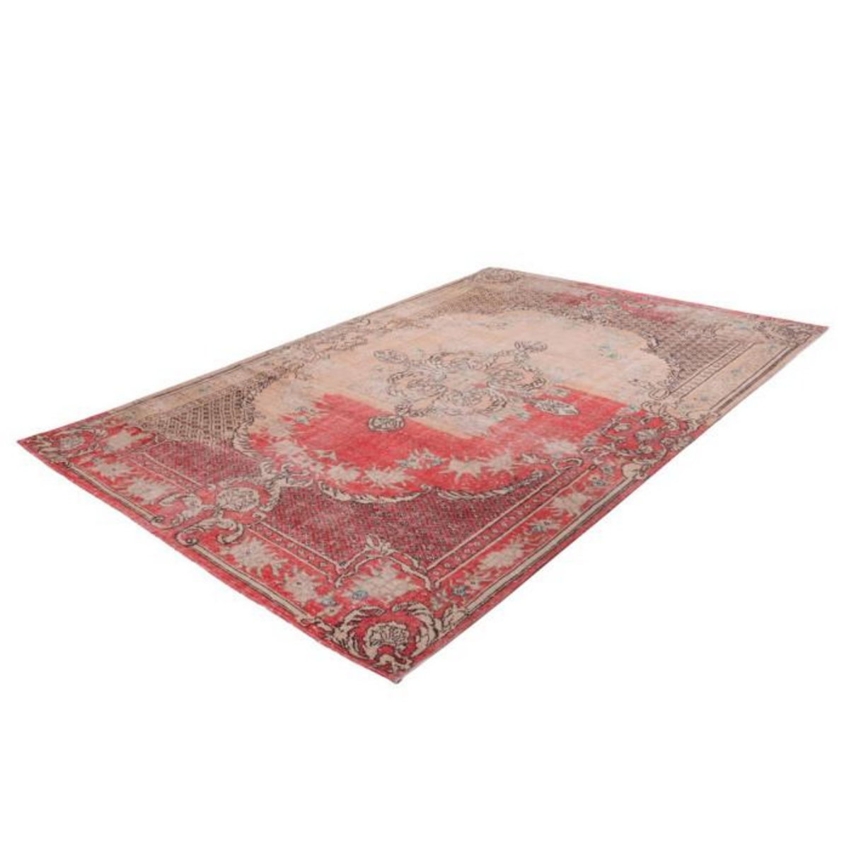 Paris Prix Tapis Imprimé Rétro Antique  Vintage  Rouge
