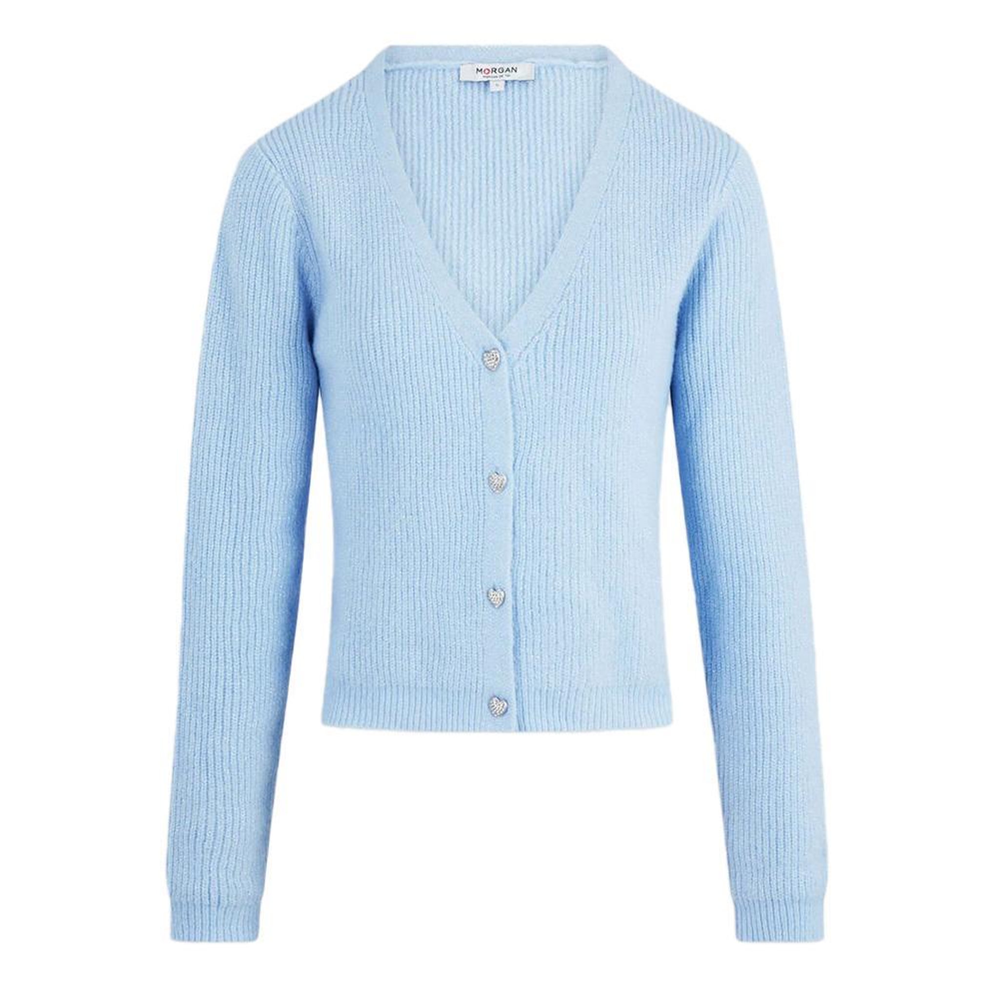Voir la diapositive 2 : MORGAN Gilet Bleu Femme Morgan MIMO