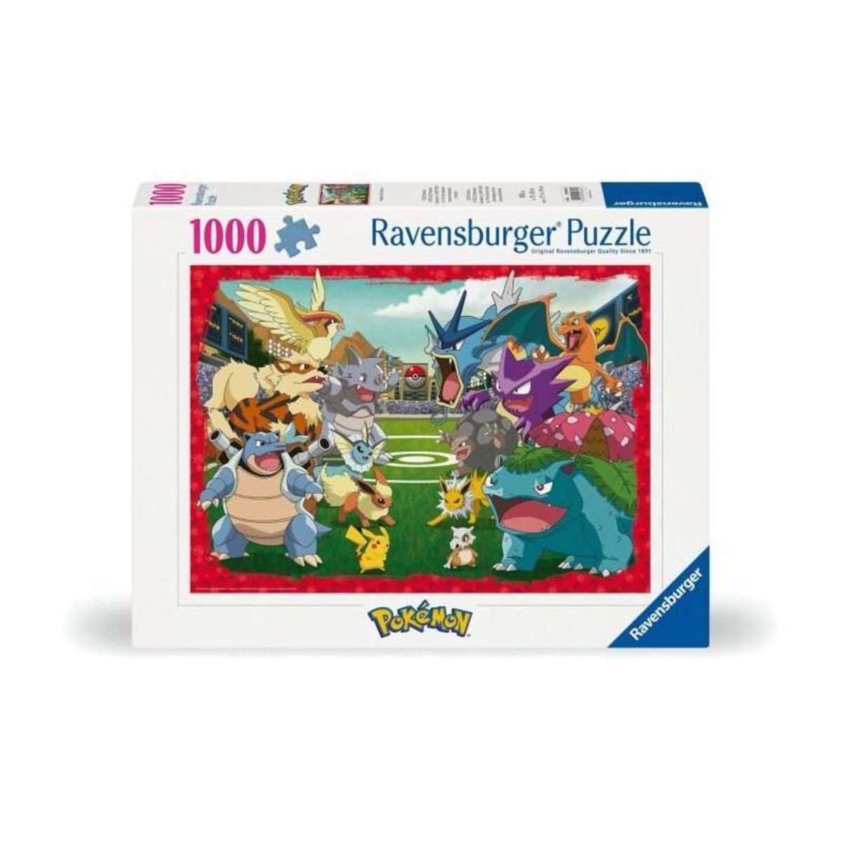 RAVENSBURGER Ravensburger-Puzzle 1000 pieces-L'affrontement des Pokémon-Adultes & enfants dés 14 ans-Puzzle de qualité supérieure-1200062
