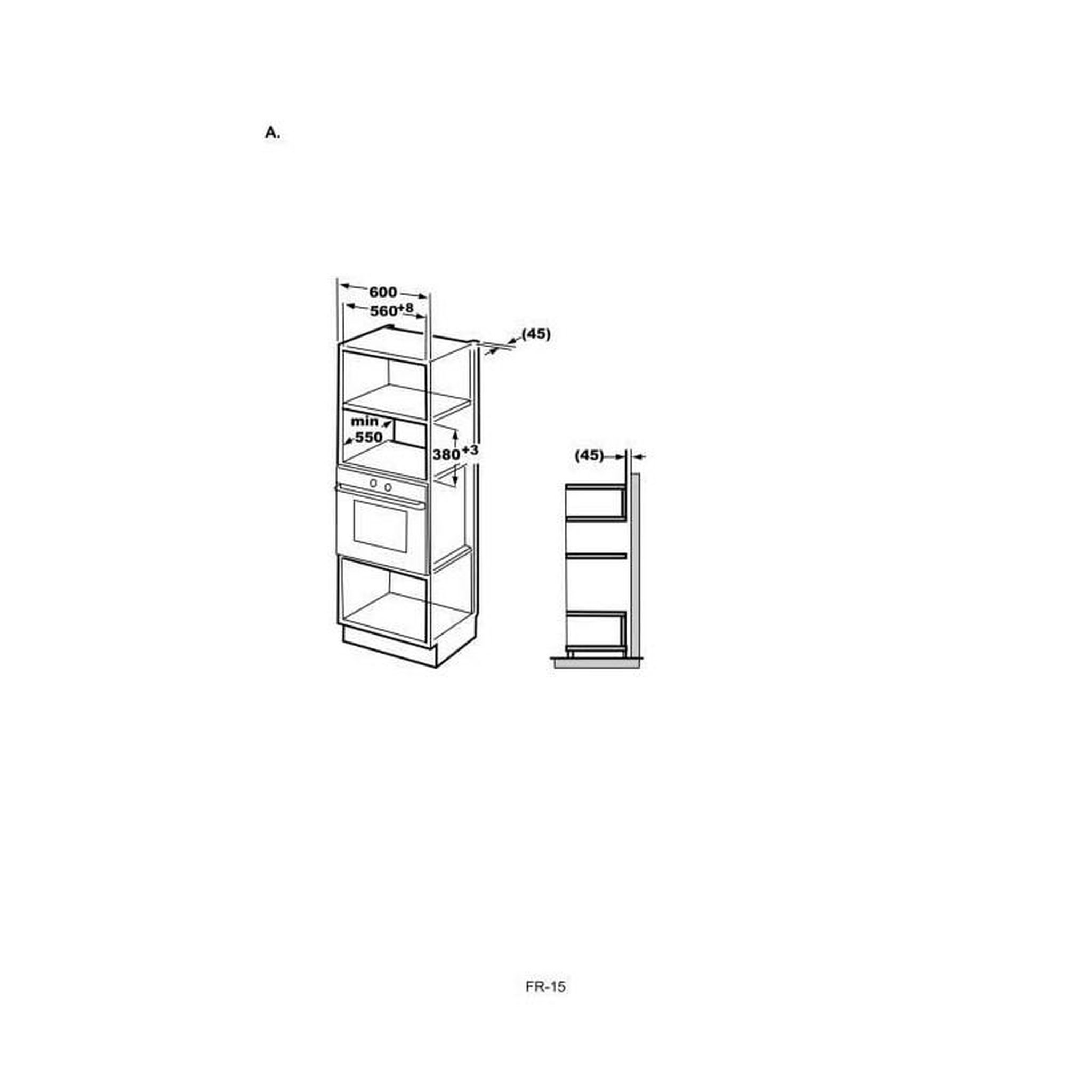Voir la diapositive 6 : CONTINENTAL EDISON Micro-ondes pose libre 34L CONTINENTAL EDISON 1000W, CEMO34CEB2