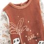 Voir la diapositive 3 : Petit Béguin Pyjama bébé en velours Maloueg