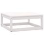 Voir la diapositive 5 : VIDAXL Salon de jardin avec coussins 8 pcs blanc bois de pin massif