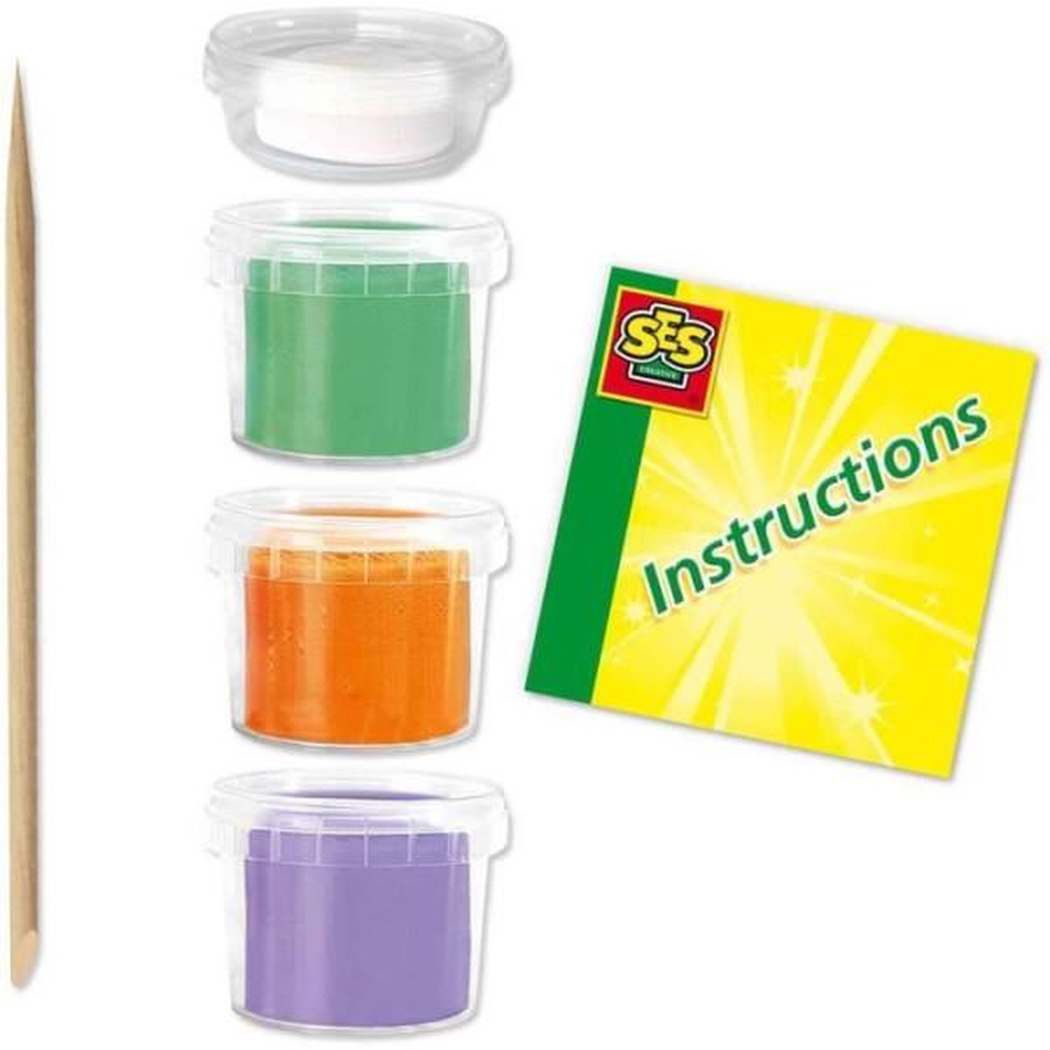Voir la diapositive 5 : SES Creative Pâte a modeler FunDo - Dinosaures (3x90gr-1x40gr) - SES CREATIVE - Interactive pour les jeunes enfants.