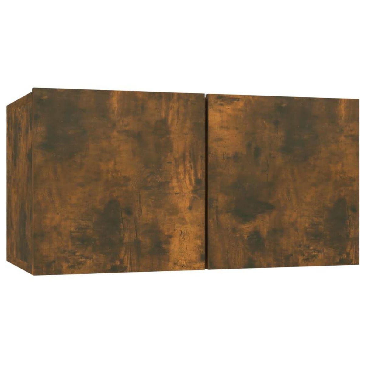 VIDAXL Meubles TV muraux 4 pcs Chene fume 60x30x30cm Bois d'ingenierie