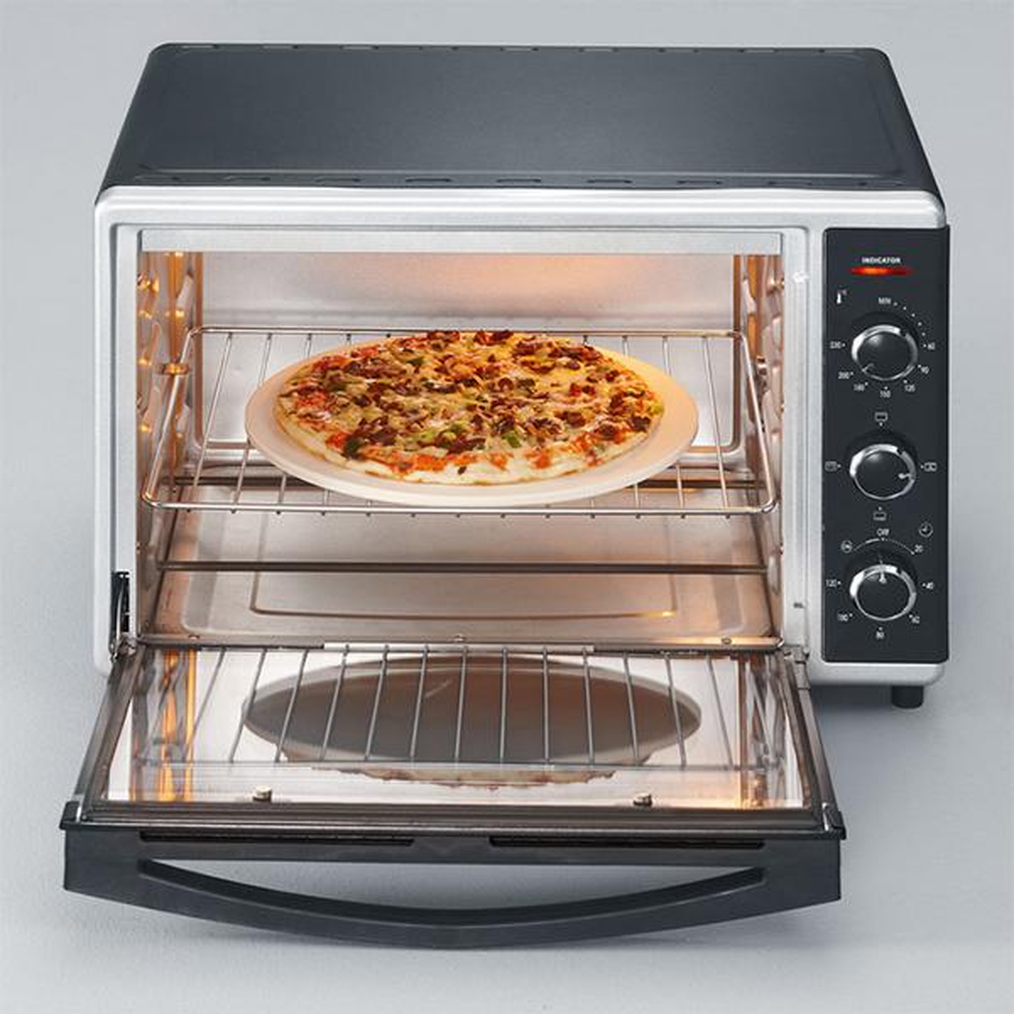 Voir la diapositive 4 : SEVERIN Four chaleur tournante 42l 1800w + tourne-broches - TO2058