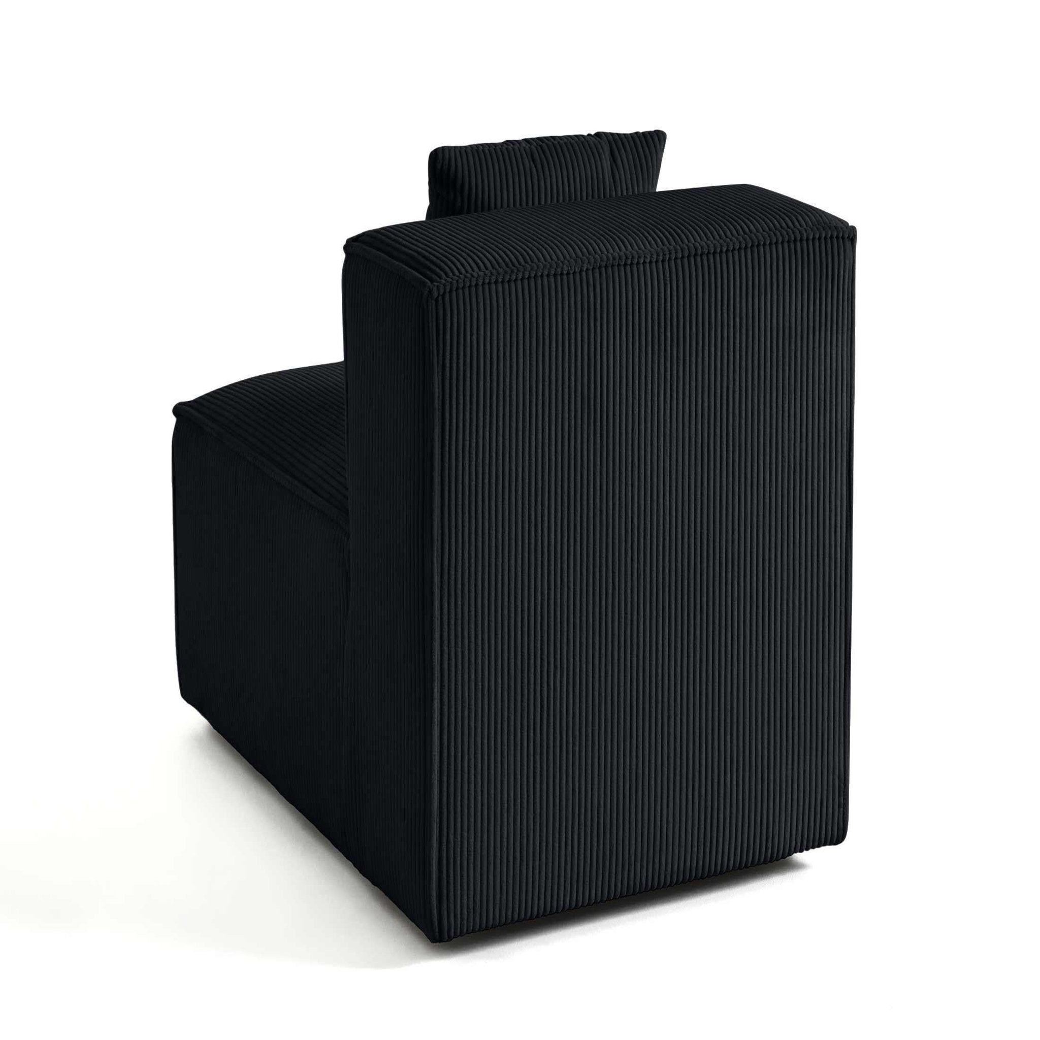 Voir la diapositive 4 : BEST MOBILIER Arty - module d'assise - en velours côtelé