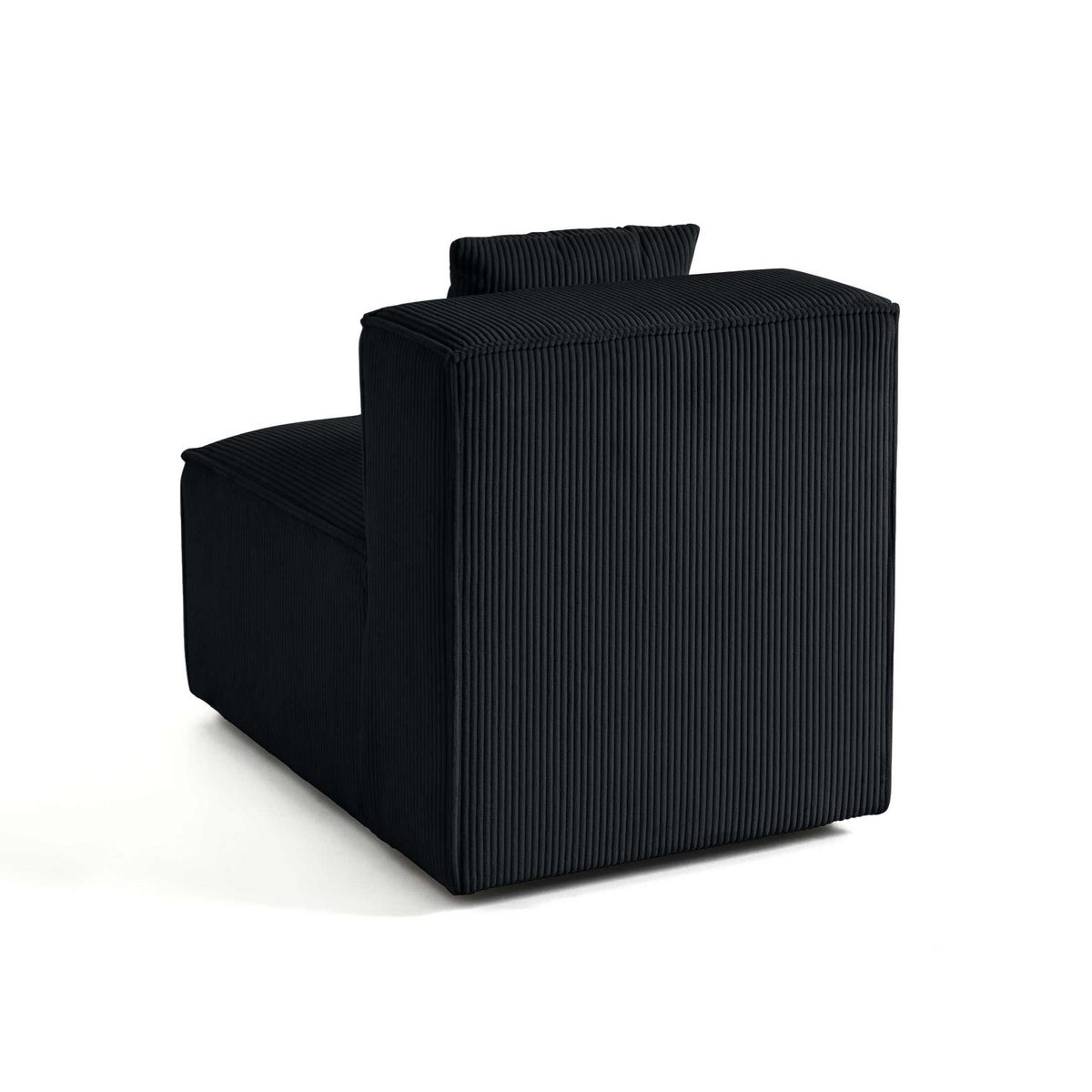 LISA DESIGN Arty - module d'assise sans accoudoirs - en velours côtelé