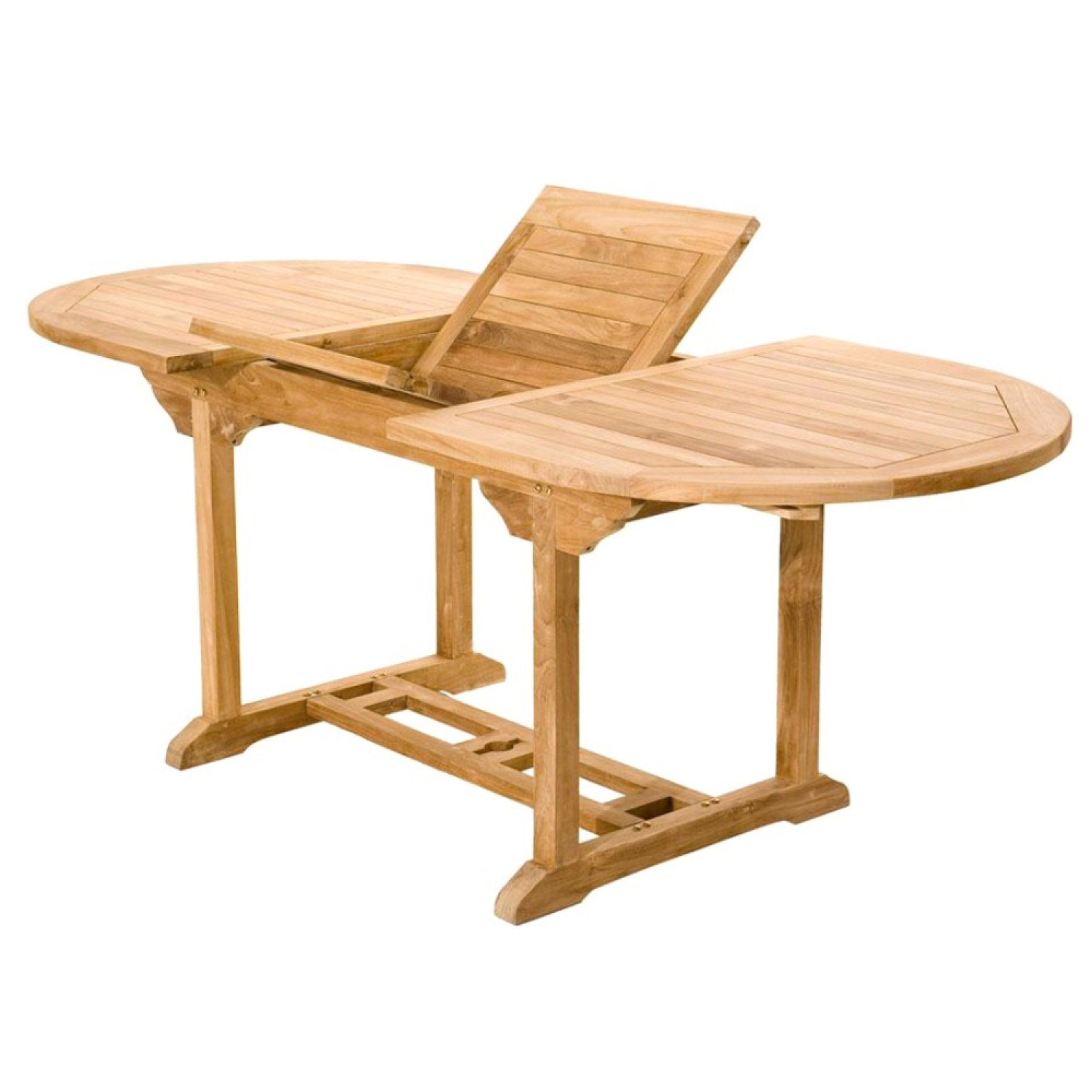 Voir la diapositive 6 : CONCEPT USINE Table de jardin ovale et 4 chaises et 2 fauteuils en teck kajang