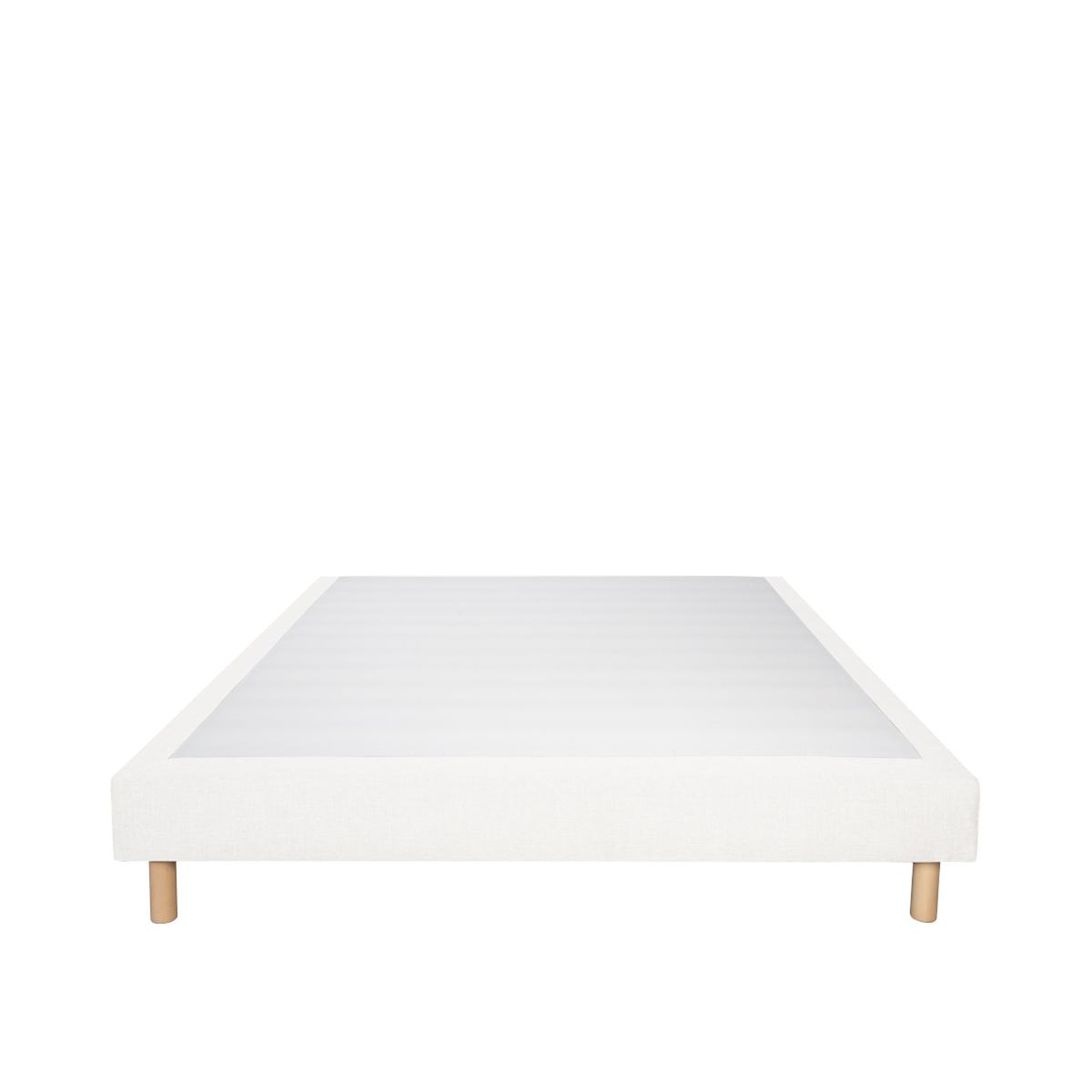 Voir la diapositive 1 : BELLECOUR BELLECOUR LITERIE | Sommier tapissier SISAL | Epaisseur 18 cm | Beige (pieds non inclus)