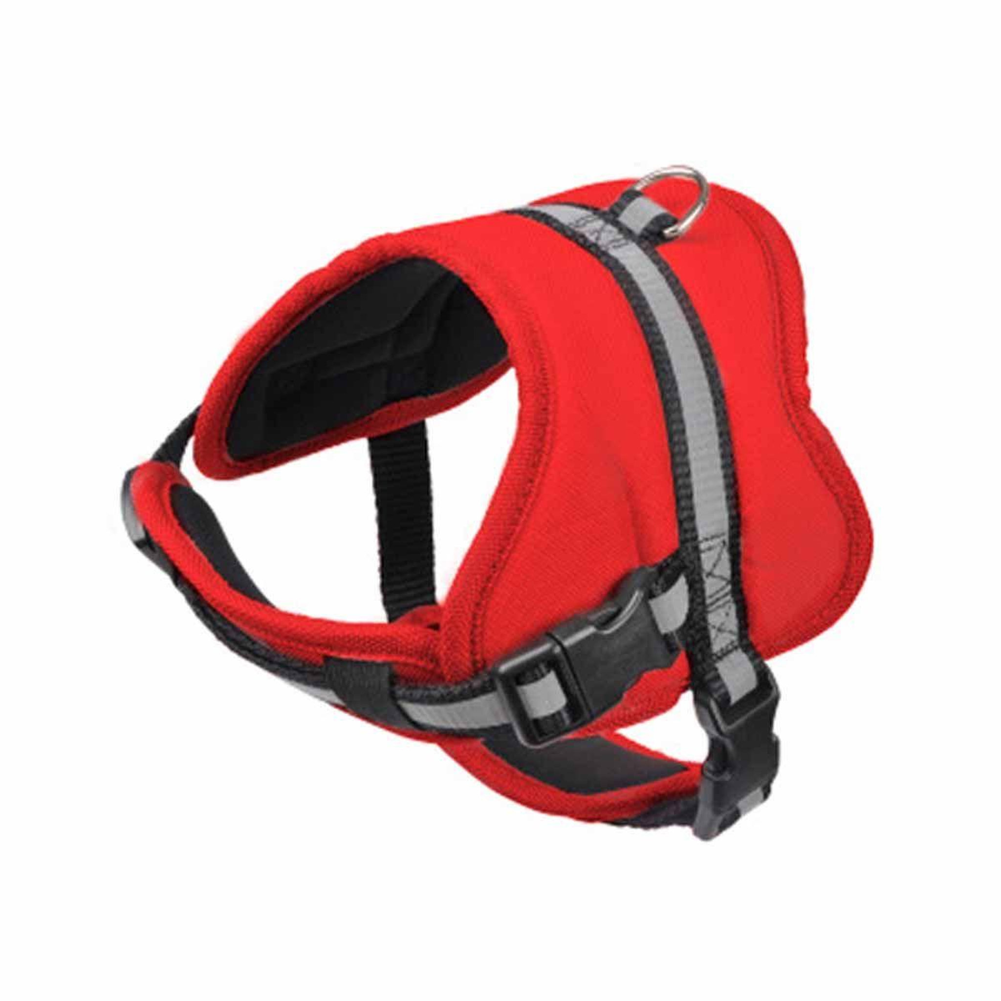 Voir la diapositive 2 : HOMEA Harnais réglable confort  essentiel  51-67cm rouge