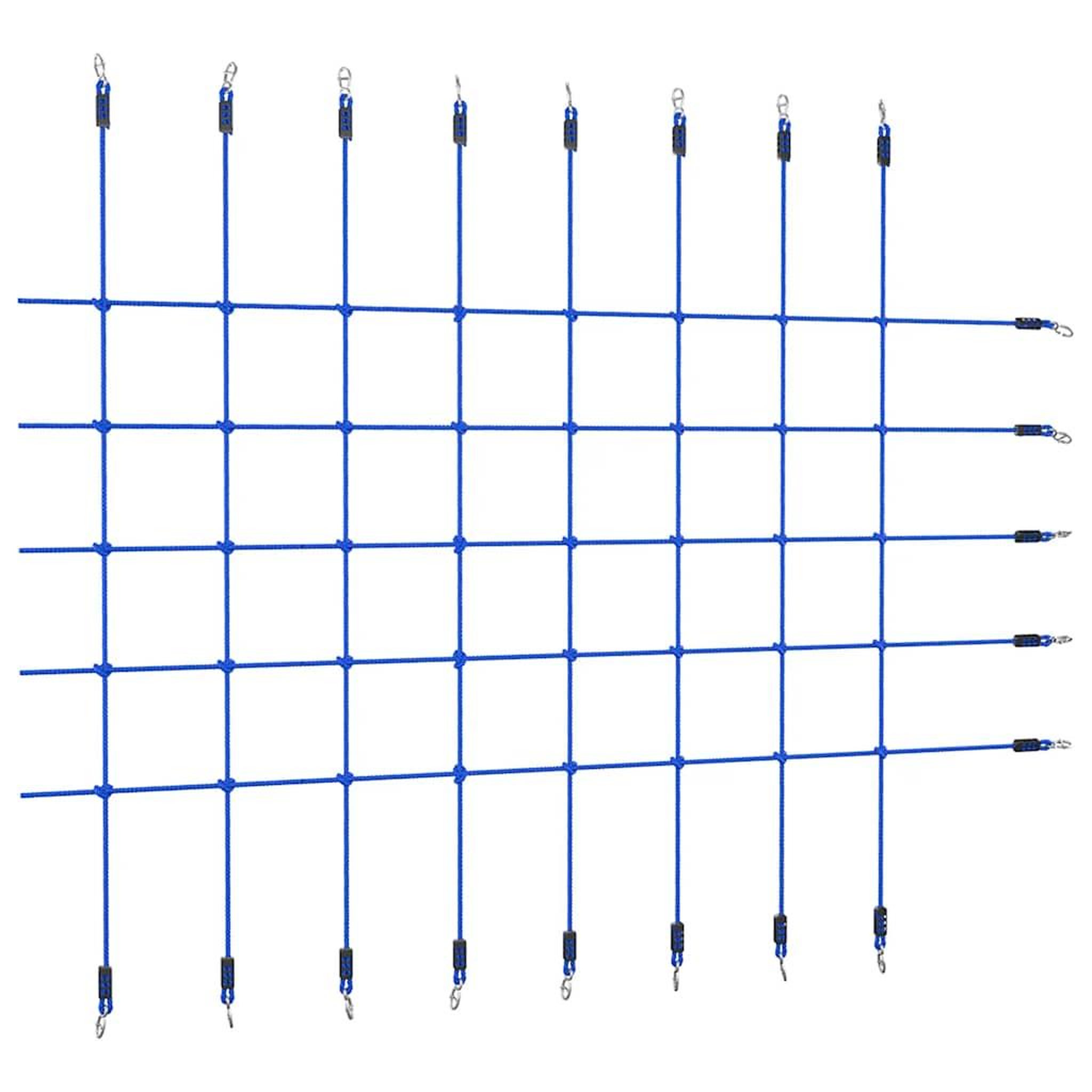 VIDAXL Filet d'escalade 200x150 cm Bleu