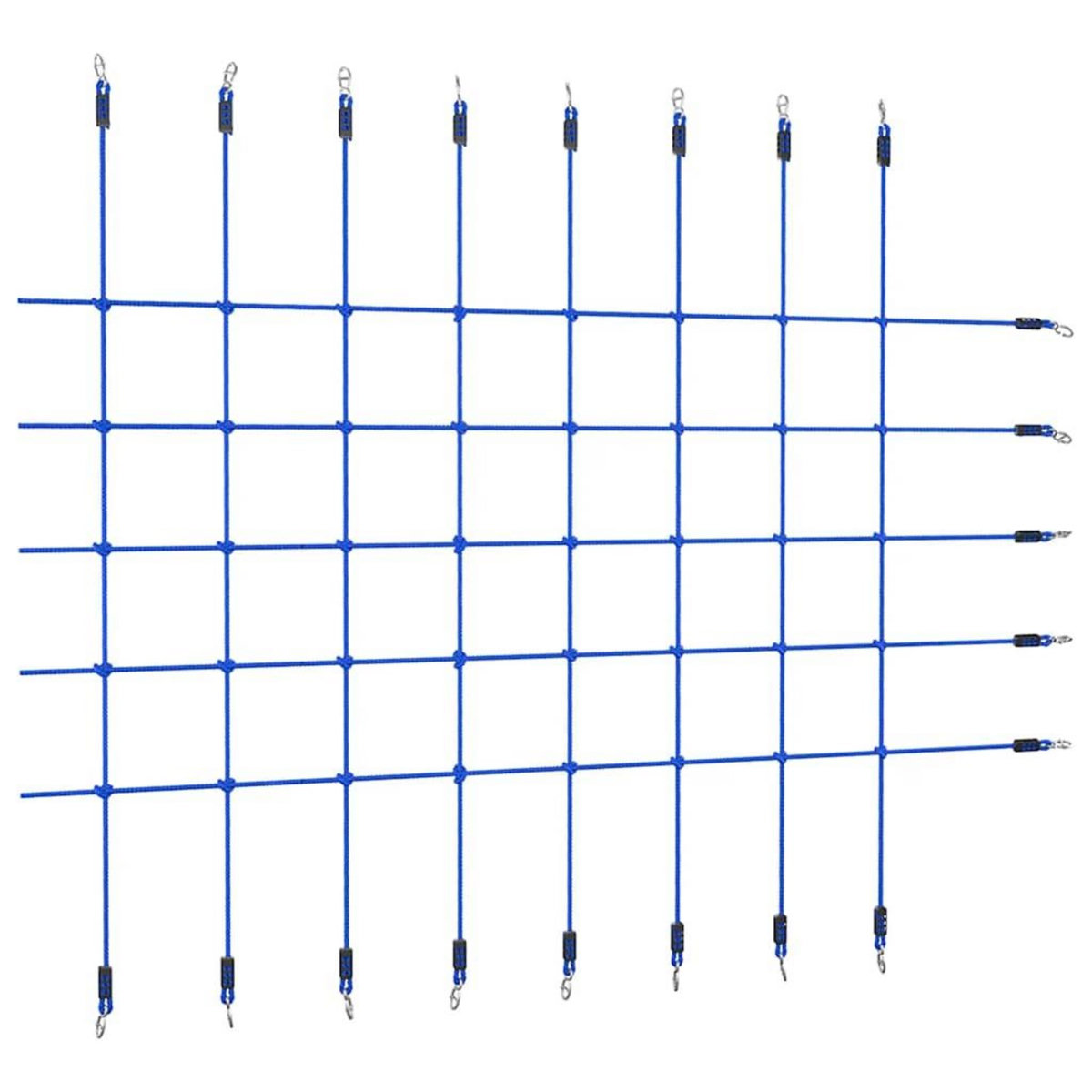 VIDAXL Filet d'escalade 200x150 cm Bleu