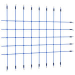 VIDAXL Filet d'escalade 200x150 cm Bleu
