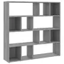 VIDAXL Bibliotheque/Separateur de piece Sonoma gris 105x24x102 cm