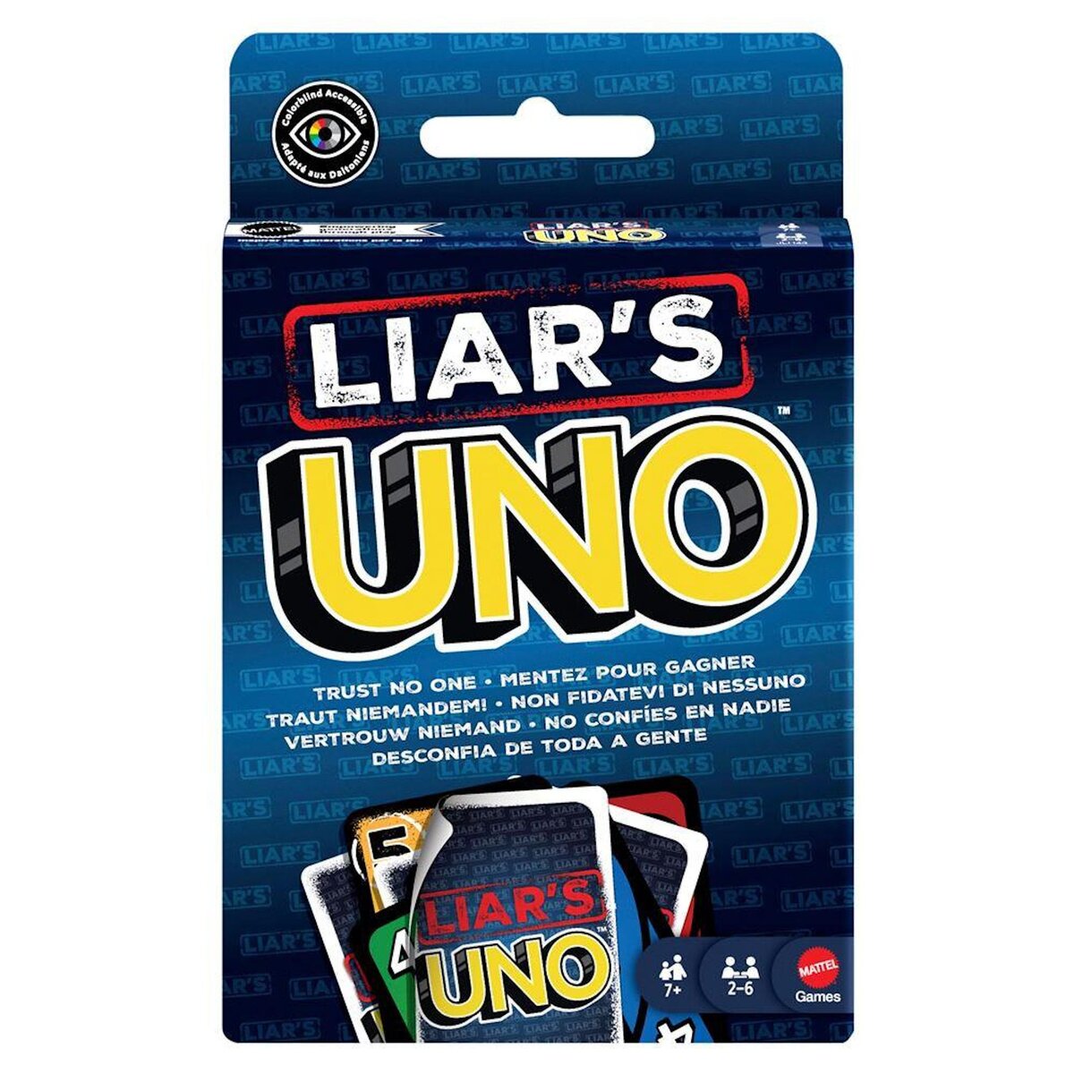 MATTEL Jeu d'ambiance Mattel Uno Liar s