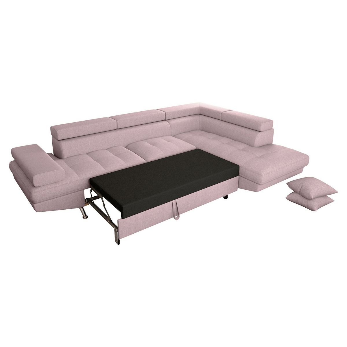 Canapé d'angle droit convertible 4 à 5 places CHICAGO