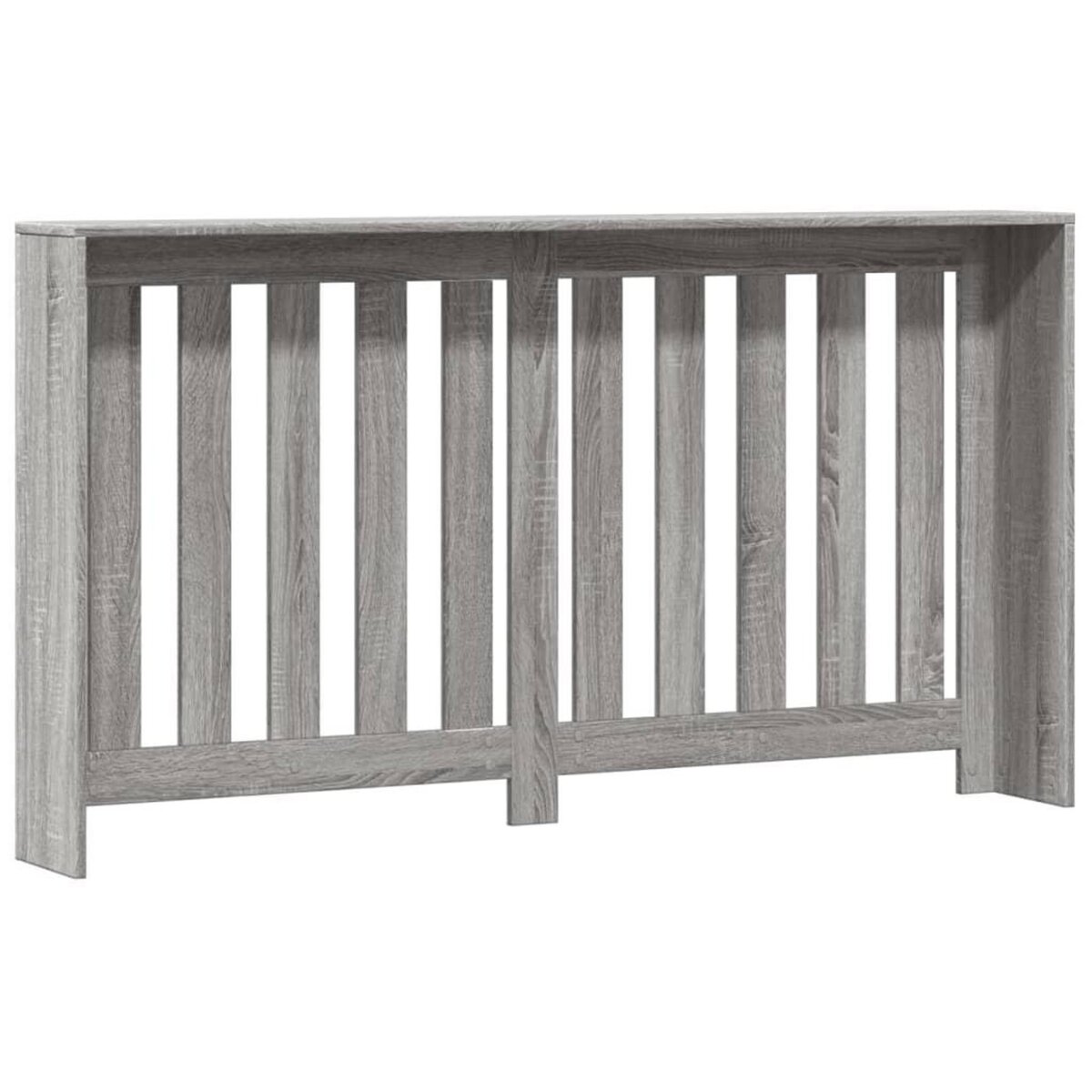 VIDAXL Cache-radiateur sonoma gris 149x20x82 cm bois d'ingenierie