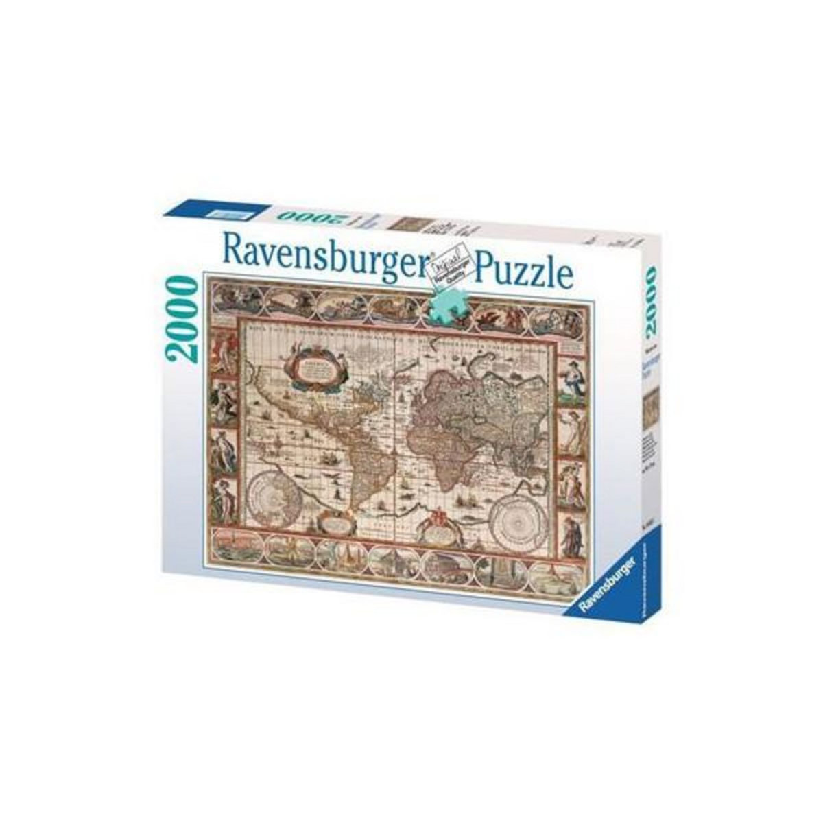 RAVENSBURGER Puzzle 2000 pièces Ravensburger Mappemonde