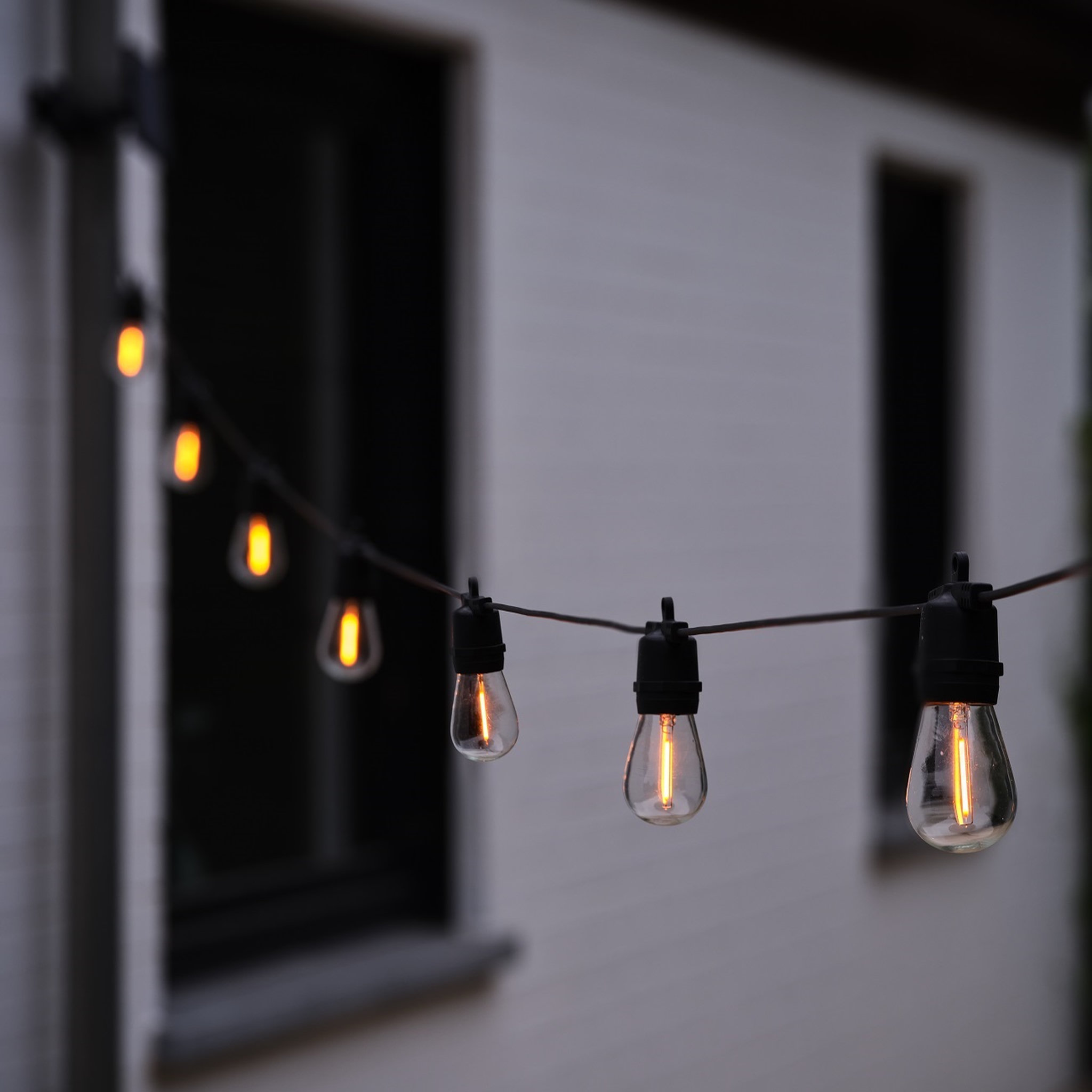 Voir la diapositive 3 : GARDENSTAR Guirlande lumineuse solaire - 10 ampoules LED - 6.5m
