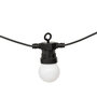 Voir la diapositive 2 : ATMOSPHERA Guirlande d'Extérieur Solaire 10 LED  Soa  800cm Noir & Blanc