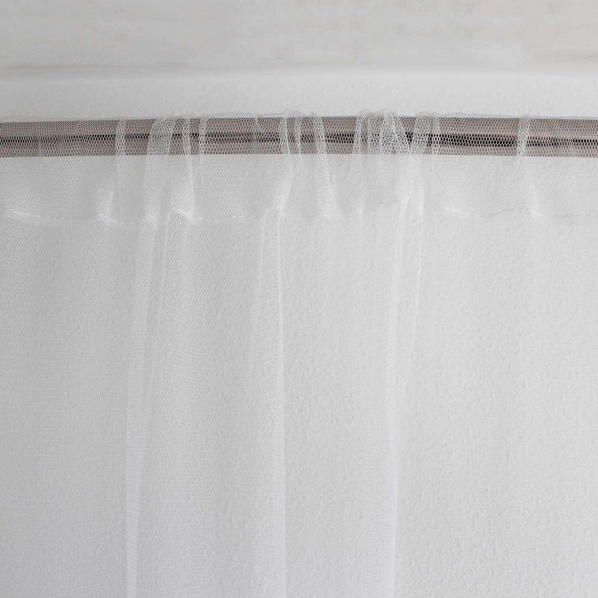 TOILINUX Voilage moustiquaire - 300 x 240 cm - Blanc