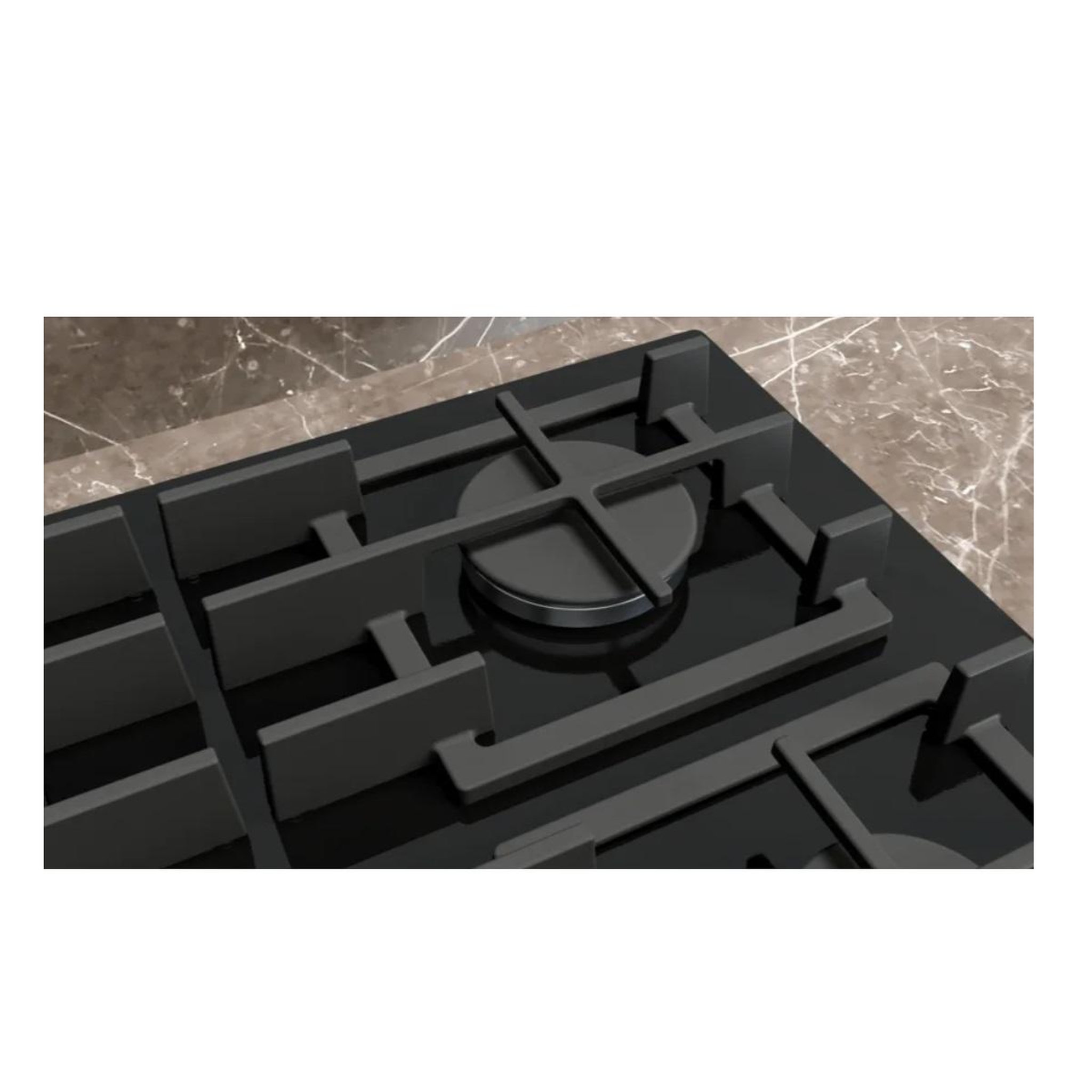 Voir la diapositive 3 : Siemens Table de cuisson gaz 90cm 5 feux 11500w - ep9a6mi40