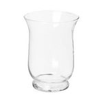 ATMOSPHERA Photophore en Verre  Evasé  15cm Transparent