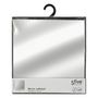 Voir la diapositive 4 : ATMOSPHERA Lot de 4 Miroirs Adhésifs  Carré  30x30cm Argent
