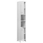 Voir la diapositive 5 : VIDAXL Armoire de salle de bain Blanc brillant Bois d'ingenierie