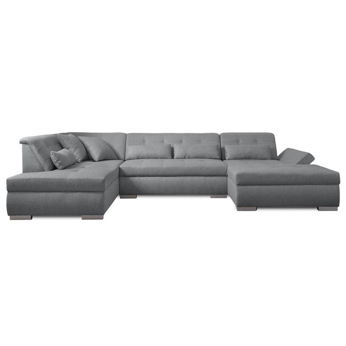 LISA DESIGN Vermont - canapé panoramique d'angle gauche - 7 places - xxl