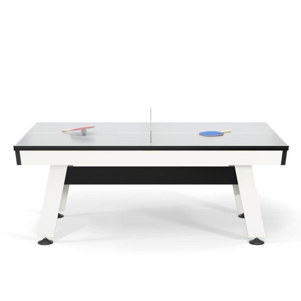 SOKKER Table multi-jeux 3 en 1 - Samurai - Air Hockey, Ping-Pong et convertible Table dînatoire