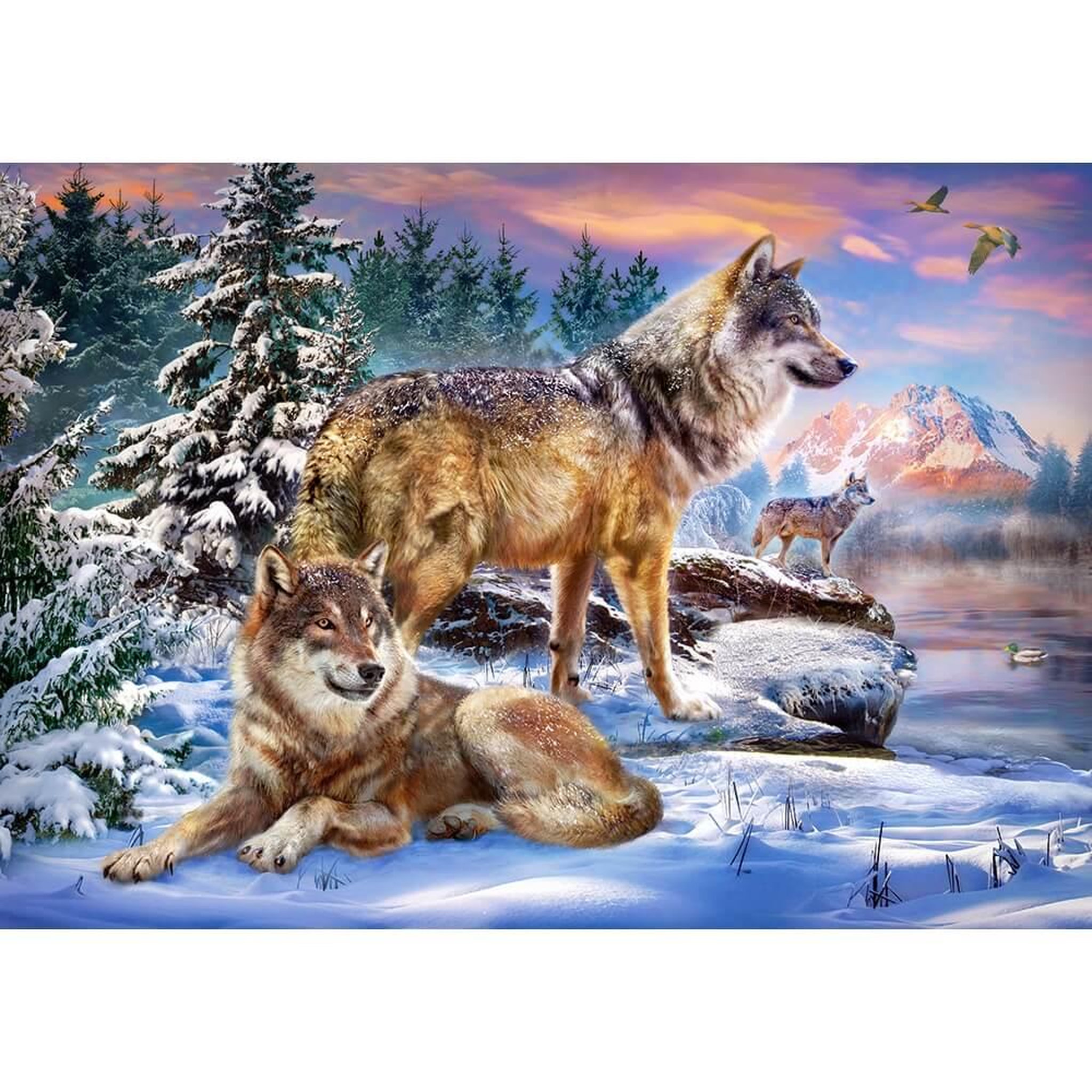 Castorland Puzzle 500 pièces : wolfish wonderland