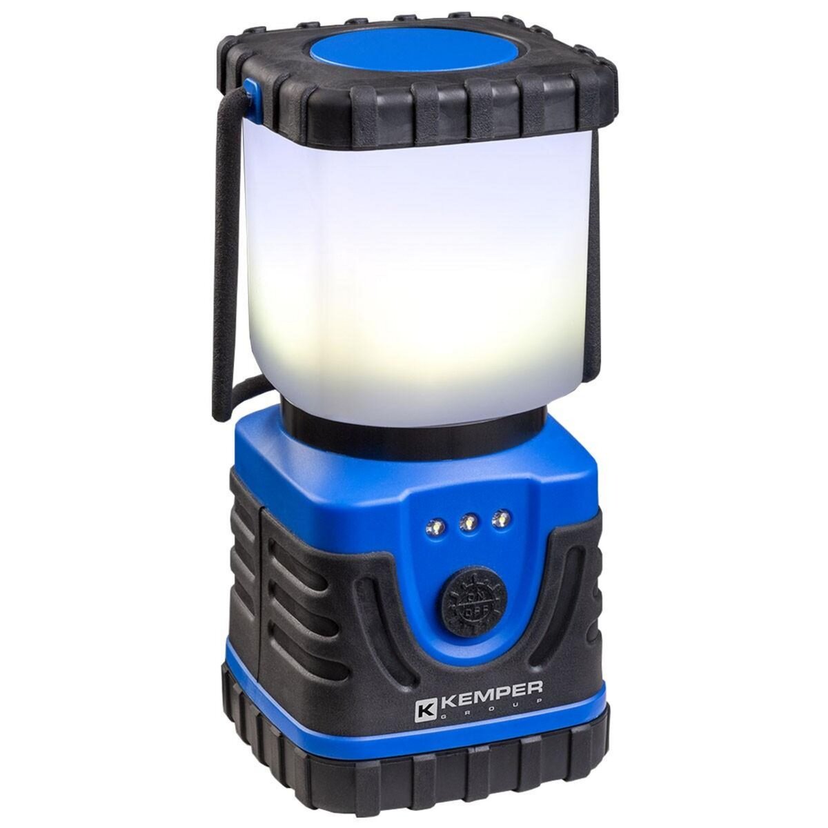 Kemper Lampe torche LED KEMPER à piles Autonomie 4H Faisceau 80m 30 Lumens IP54 Camping Pêche Maison