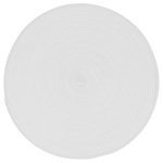 SECRET DE GOURMET Set de table Tressé Rond. Coloris disponibles : Gris, Jaune, Vert, Marron, Rouge, Noir, Beige