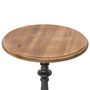 Voir la diapositive 2 : VIDAXL Table d'appoint Bois de sapin massif 40 x 64 cm Marron