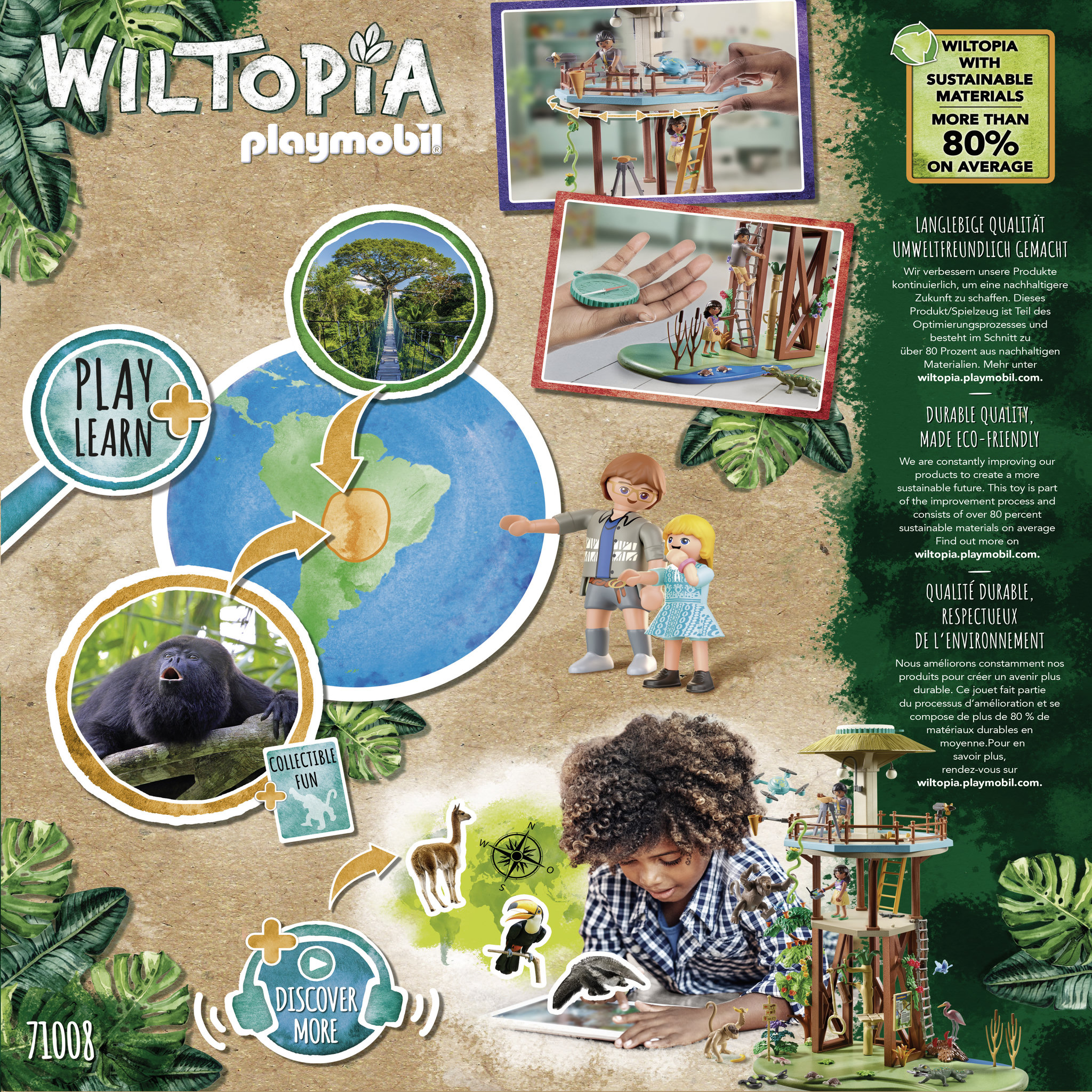 Voir la diapositive 6 : PLAYMOBIL 71008 - Tour de recherche avec boussole Wiltopia