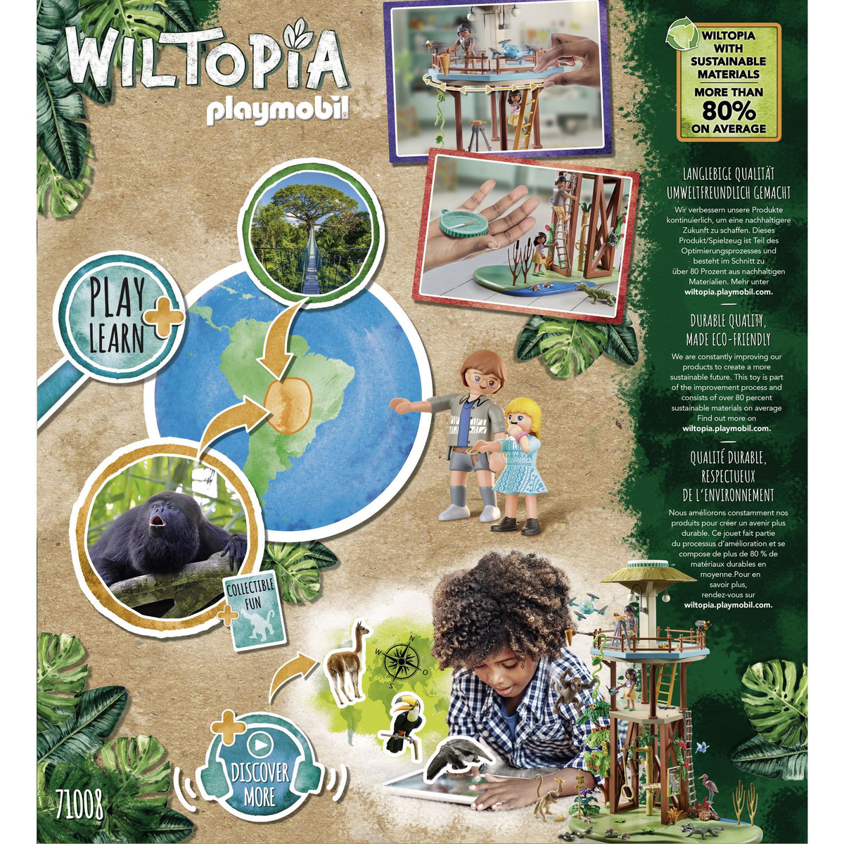 PLAYMOBIL 71008 - Tour de recherche avec boussole Wiltopia