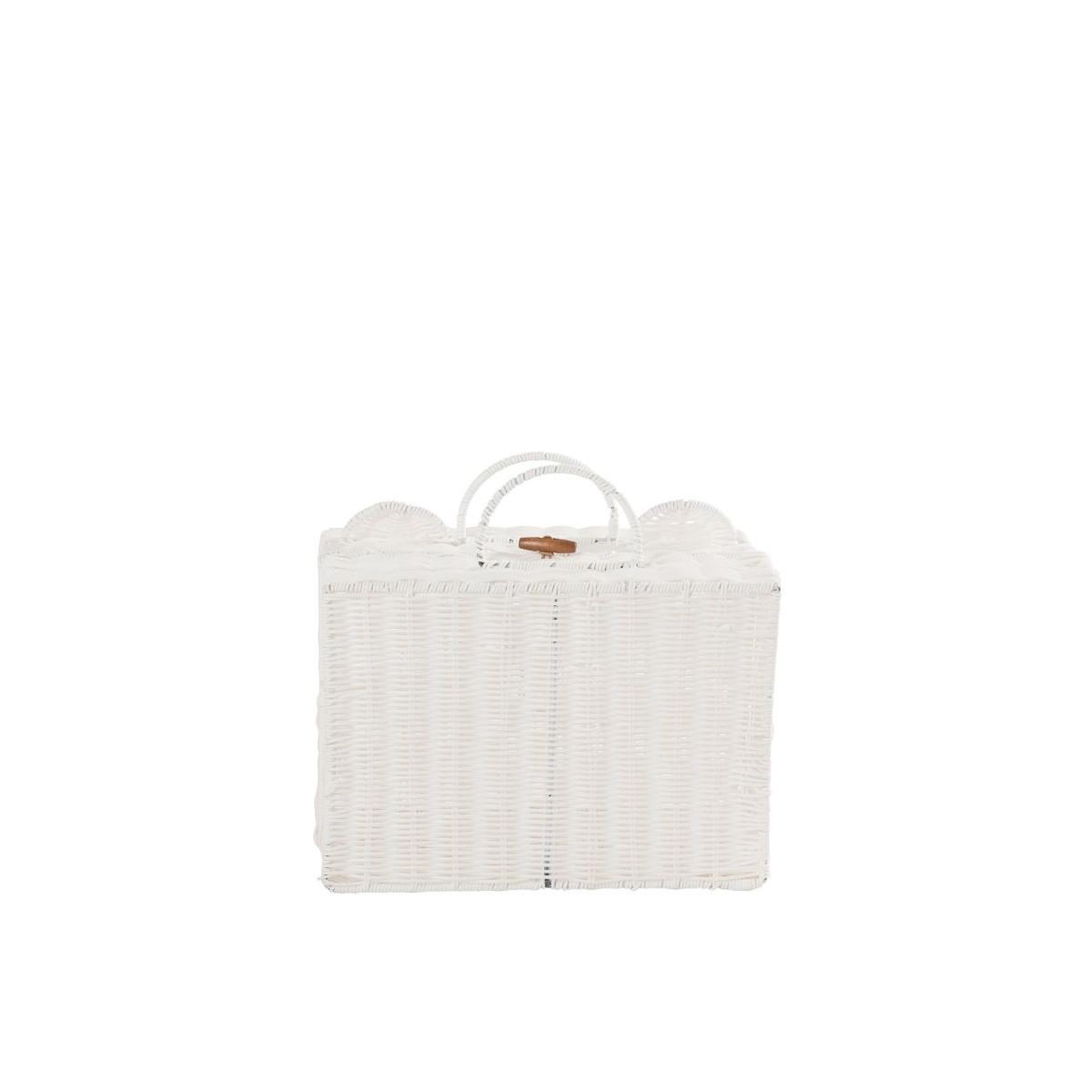 Voir la diapositive 5 : J-LINE Valise déco enfant ours  napoleon  35cm blanc