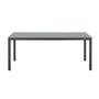 Voir la diapositive 4 : MARKET24 Ensemble repas de jardin : Table 180 cm + 8 chaises - Structure aluminium - Plateau verre trempé - Gris