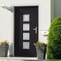 Voir la diapositive 1 : VIDAXL Porte d'entree anthracite 98x208 cm PVC
