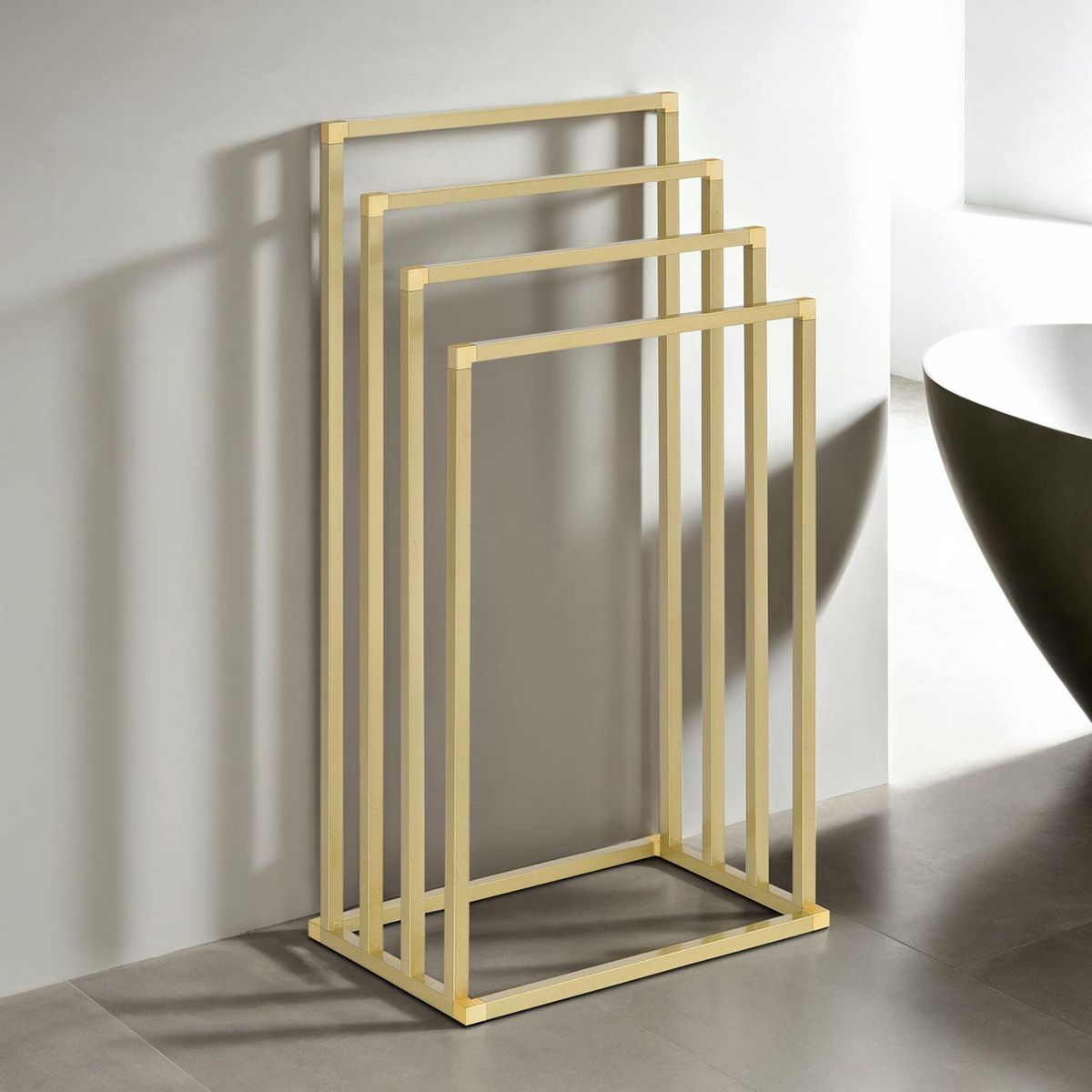 IDIMEX Porte-serviettes sur pied SENZA en métal