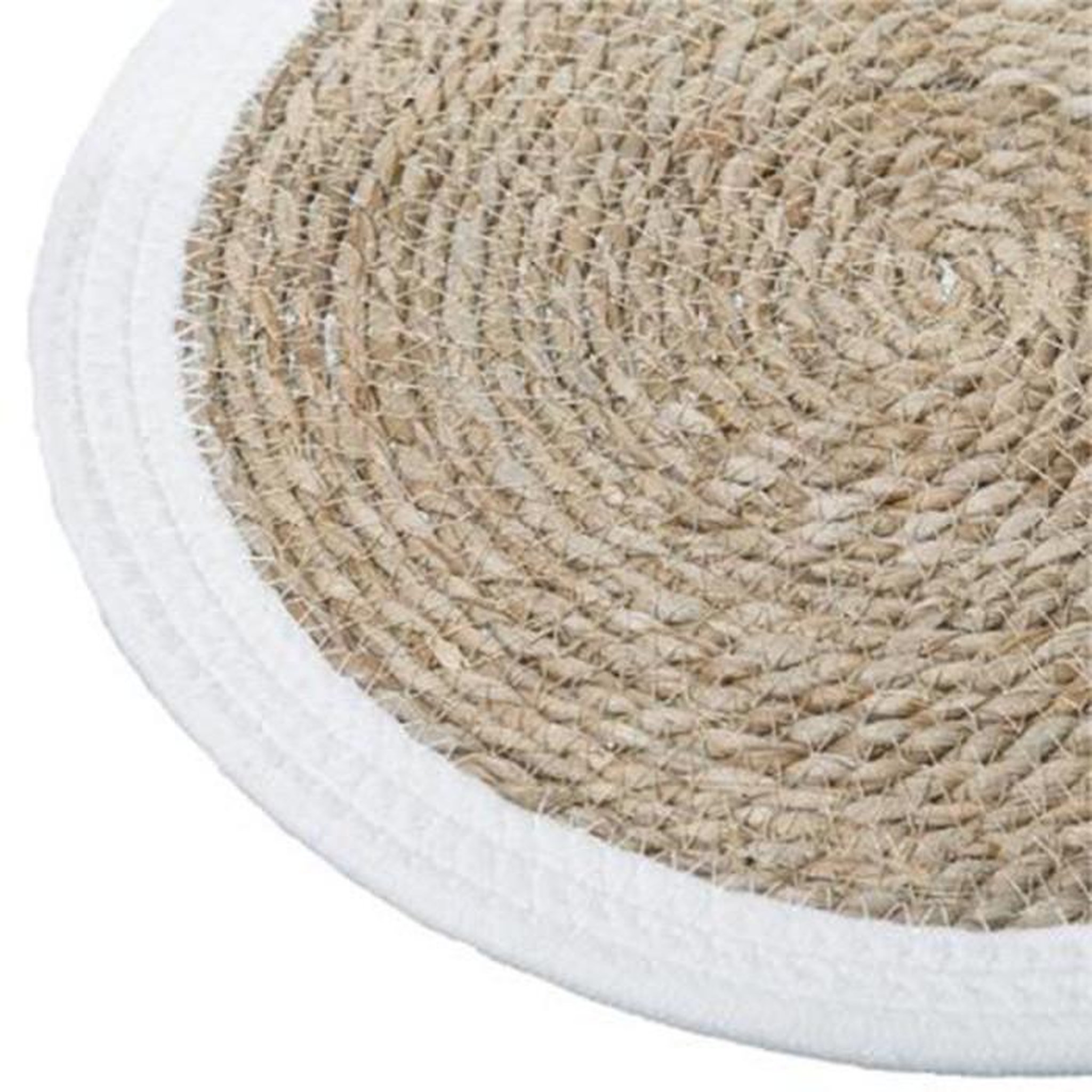 Voir la diapositive 2 : SECRET DE GOURMET Set de Table Déco  Happy Pop  38cm Blanc
