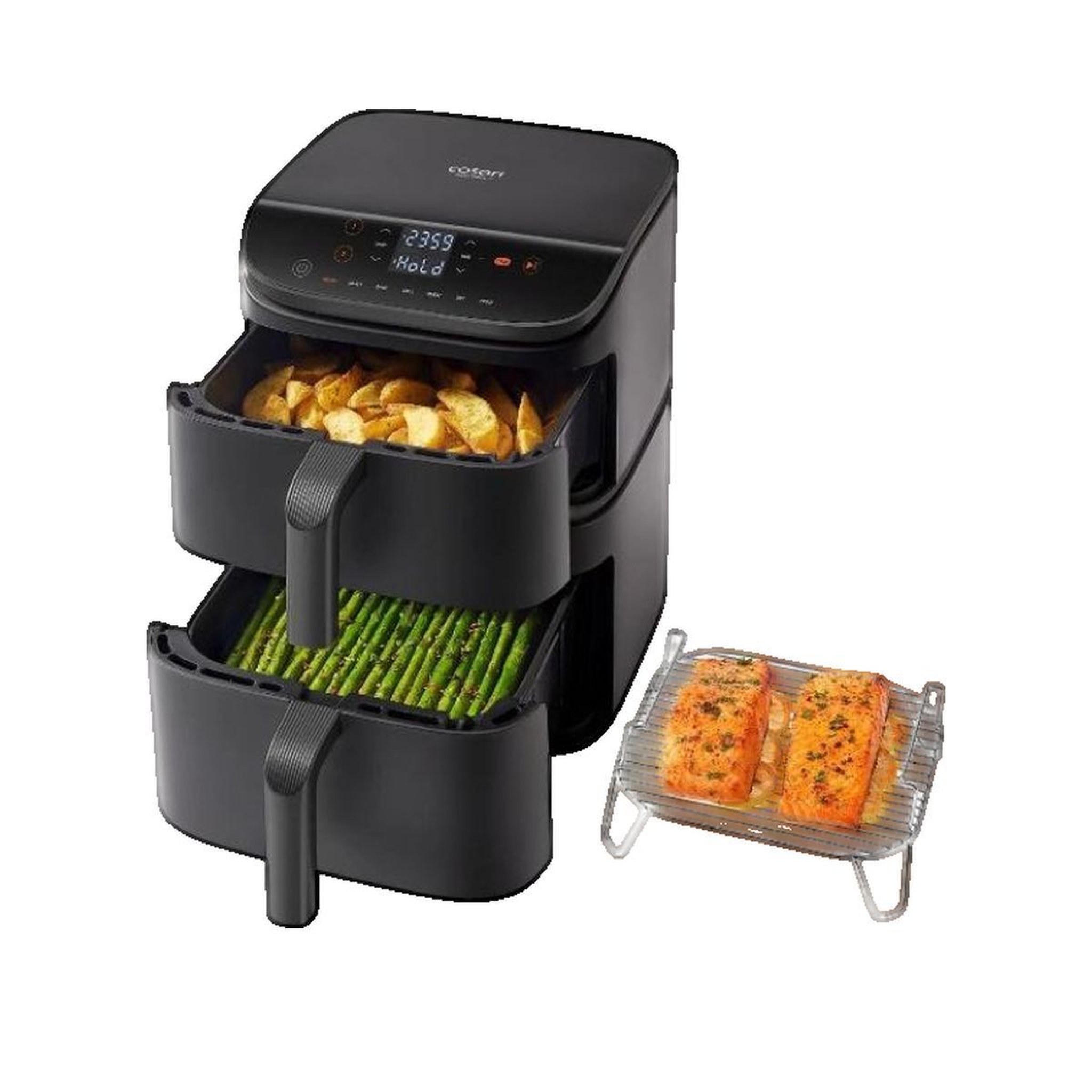 Voir la diapositive 3 : COSORI Friteuse à air caf-dc121 double 10.8L