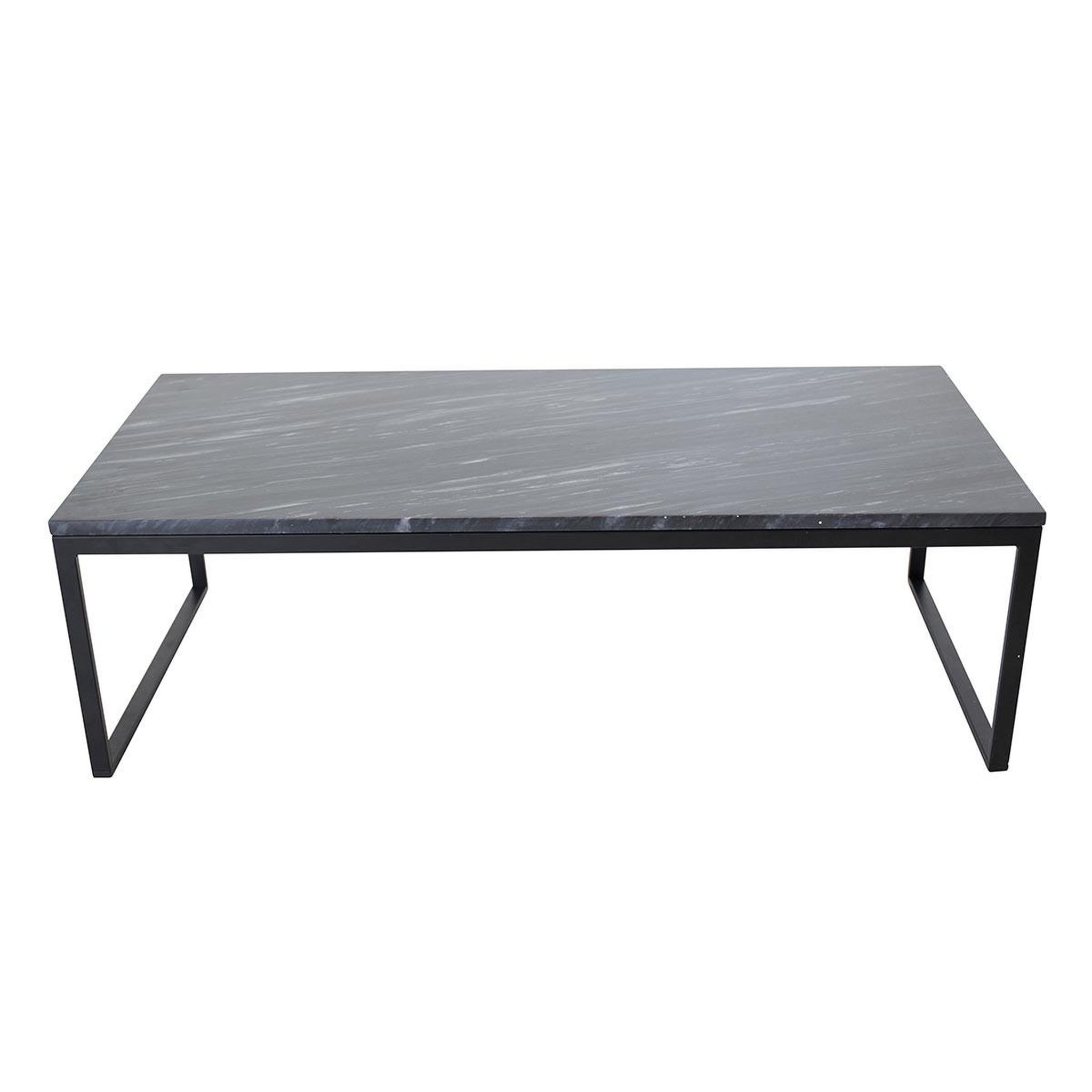 Voir la diapositive 2 : Paris Prix Table basse en marbre  estelle  120cm gris & noir