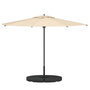 Voir la diapositive 4 : VIDAXL Socle de parasol en forme d'eventail 4 pcs Noir