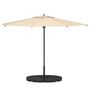 Voir la diapositive 4 : VIDAXL Socle de parasol en forme d'eventail 4 pcs Noir