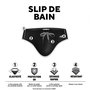 Voir la diapositive 2 : UMBRO Slip de bain homme avec surpiqûres couleurs