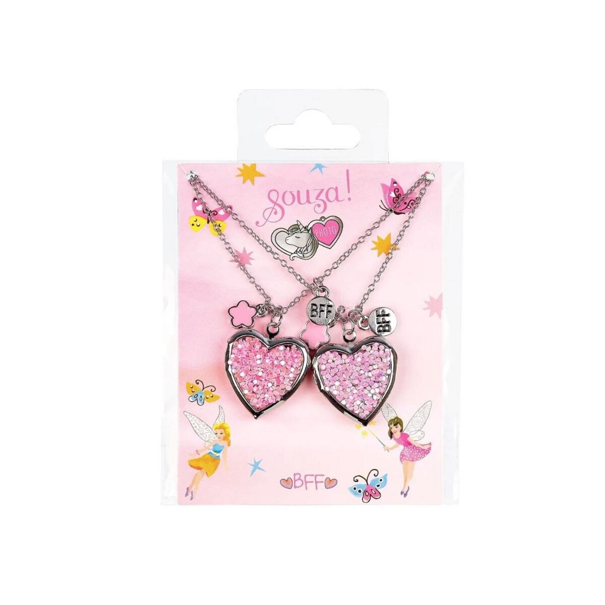 SOUZA Set cadeau BFF coeur - 2 colliers