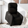 Voir la diapositive 2 : VIDAXL Fauteuil inclinable electrique noir tissu